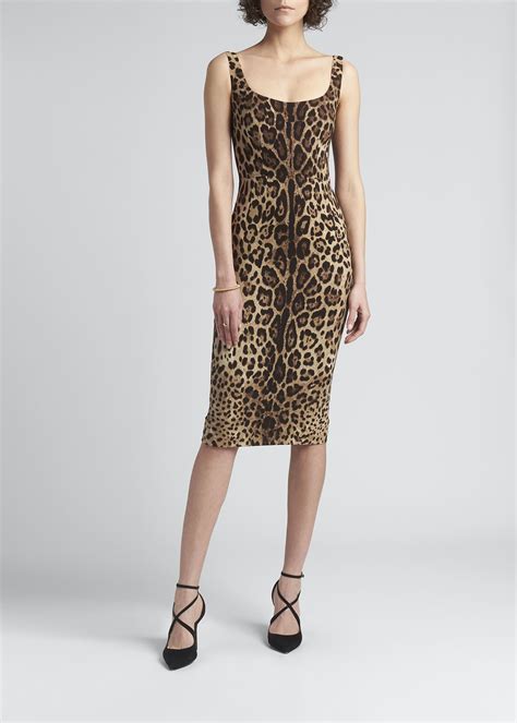 dolce and gabbana leopard print dress.